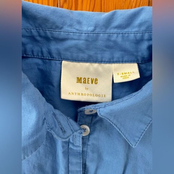 Maeve Poplin Button-down Top - Picture 6 of 10